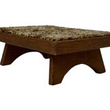 Vintage footstool 60's minimal stool low model