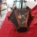 19th century bamboo work box and Japanese-style Napoleon III lacquer