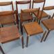 Set of 8 stackable chairs from the Czech manufacturer Bukoza