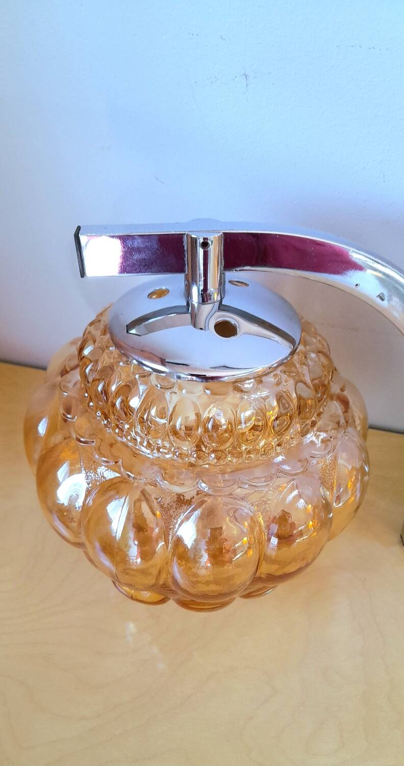 Pair of 70s ball wall lights