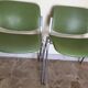 Chairs (4) Anonima Castelli - Giancarlo Piretti - DSC106 - Metal, Eco-leather