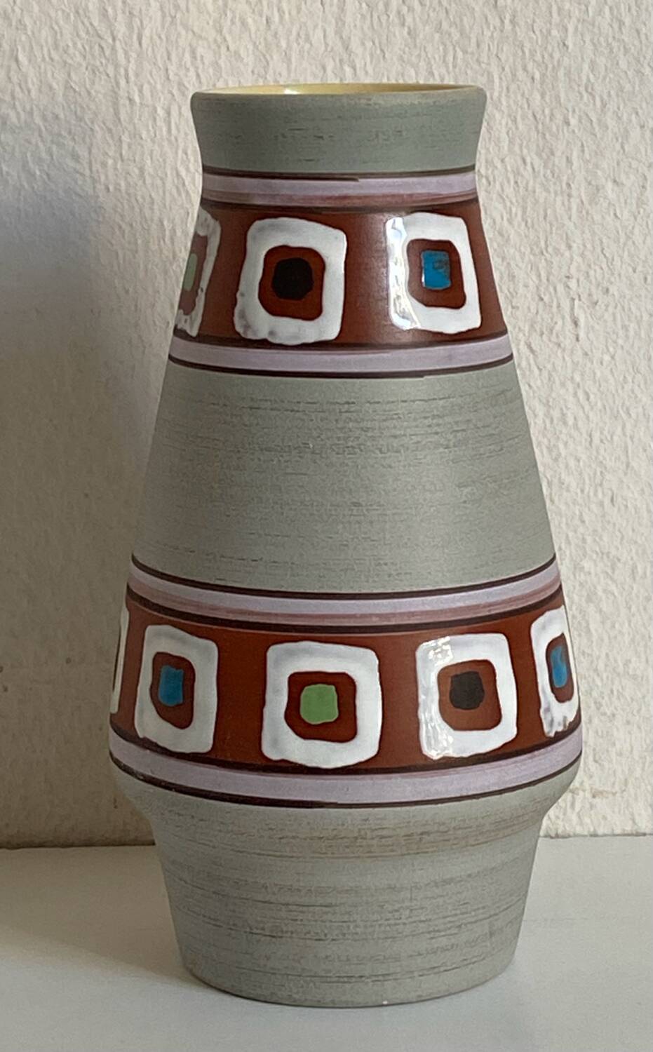 West Germany ceramic vase 26cm.