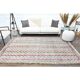 1970s Vintage Turkish Oushak Handmade Wool Cotton Gray Area Rug 192x269