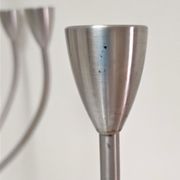 Pair of metal candlesticks model Stockholm design Hagberg Ikea vintage