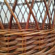 Large basket / laundry basket - vintage wicker toy basket
