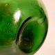 Dame-Jeanne oval canister with wide vintage collar