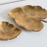 Empty old brass leaf bags
