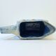Large alpho fat lava art deco pitcher with blue ceramic handles 1930