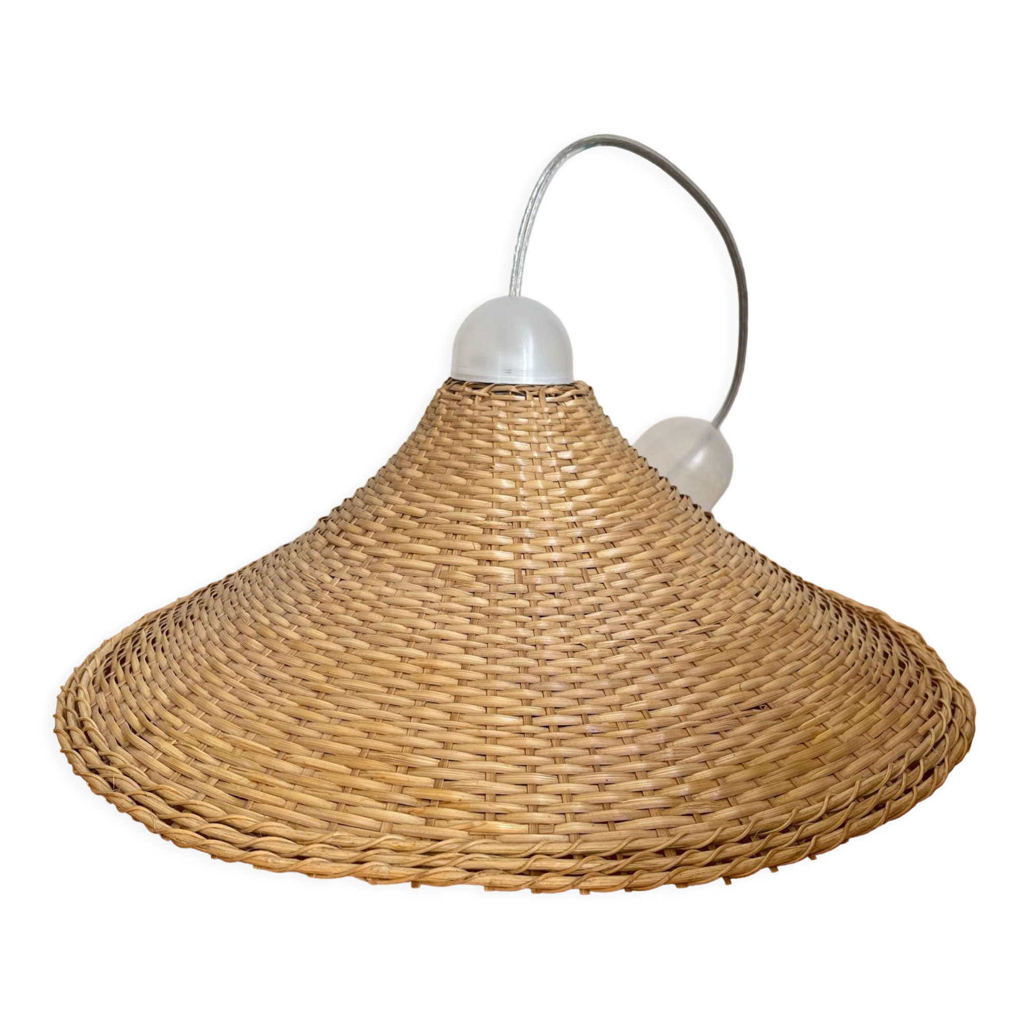 Vintage rattan pendant lamp