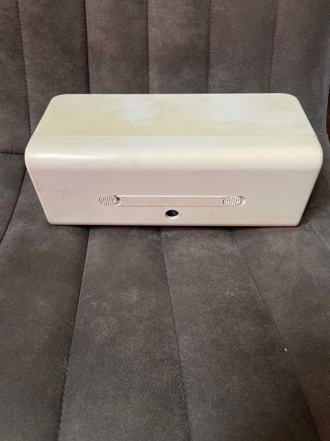 Vintage clock with flip flap junghans