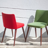 Vintage compass leg chairs, 50