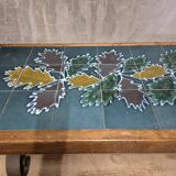 Vintage tile-top coffee table, 1970s, Europe