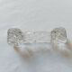 Set of 10 antique twisted moulded glass knife rests – Art Deco style