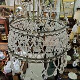 6-Light Funnel Pearl Tassel Chandelier