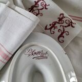 Rare old vegetable dish – Saint-Amand Hamage – English red ironstone