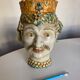 Italian ceramic vase Caltagirone Sicily 1960