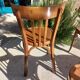 5 chaises bistrot Baumann vintage