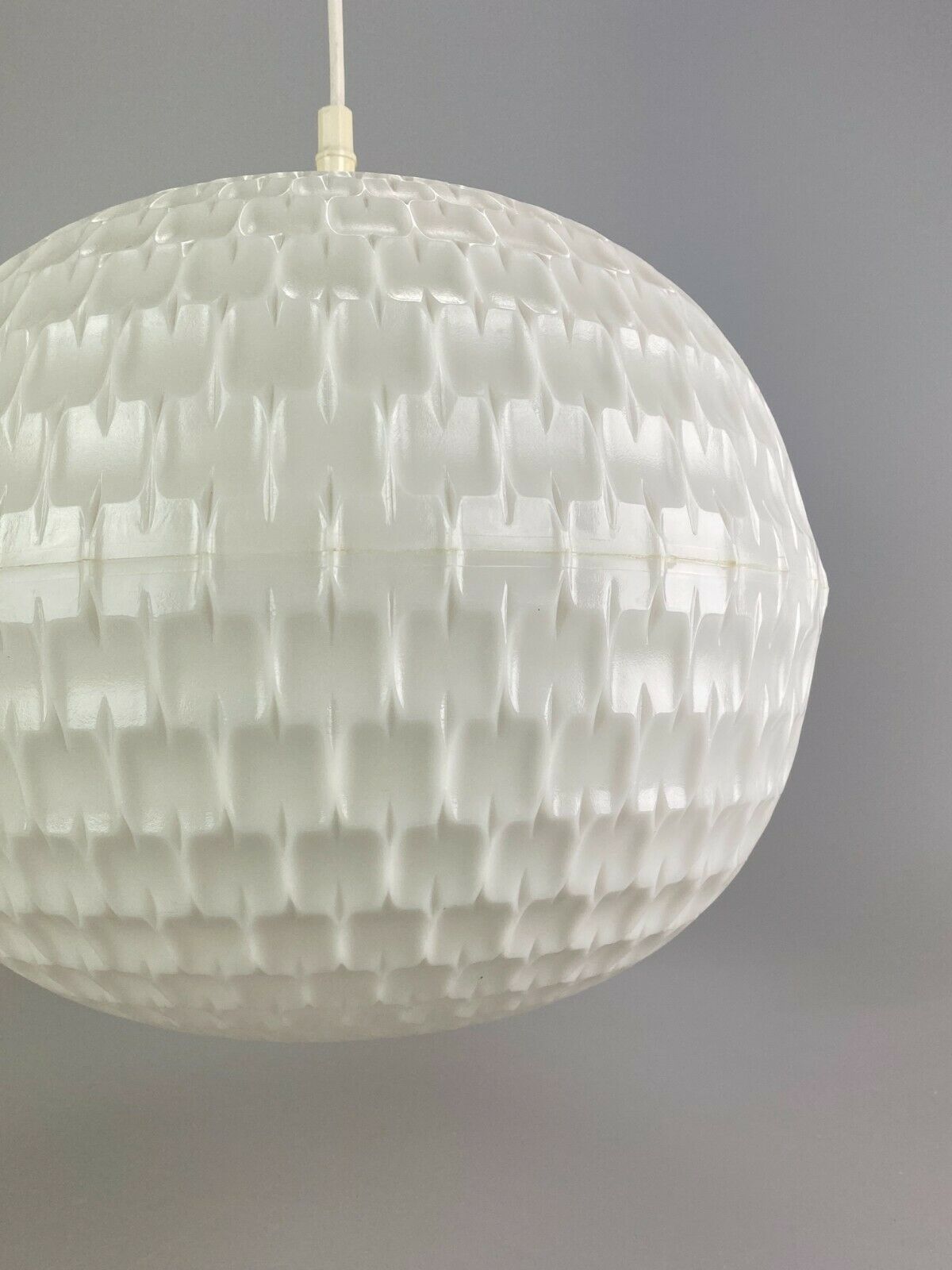 60s 70s Erco lamp light honeycomb ceiling lamp plastic space age design