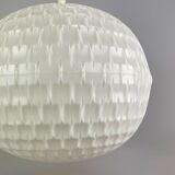 60s 70s Erco lamp light honeycomb ceiling lamp plastic space age design