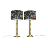 1960s  Pair of Large Brass Table Lamps, Denmark