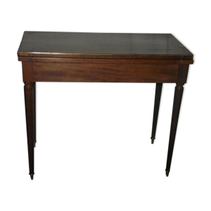 Table à jeux en acajou