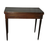 Table à jeux en acajou d'époque Louis XVI