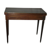 Louis XVI-era mahogany game table