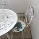 Wrought iron garden lounge