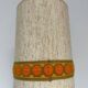 1970s vintage orange ceramic table lamp