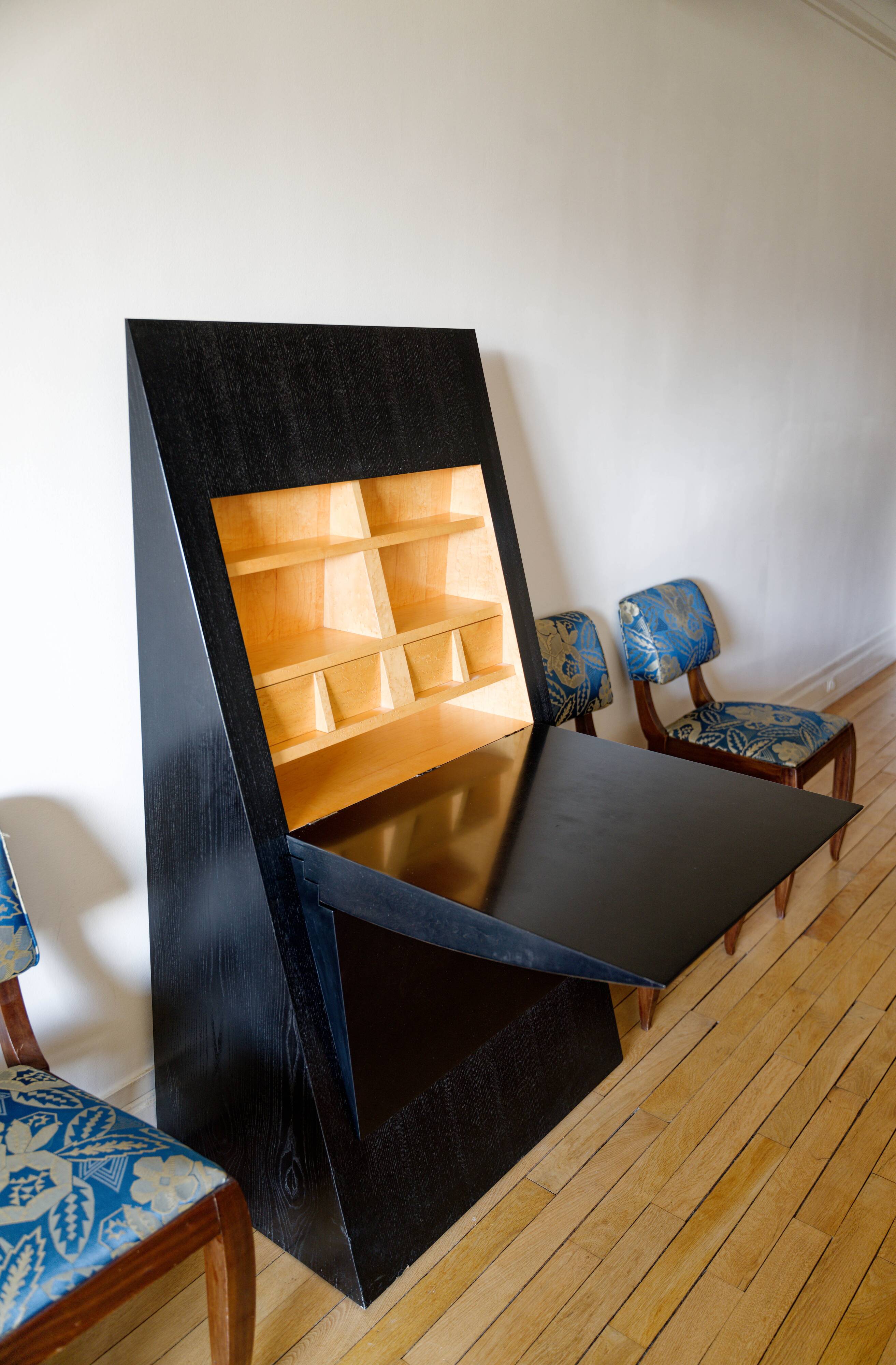 Secretary in ash and maple