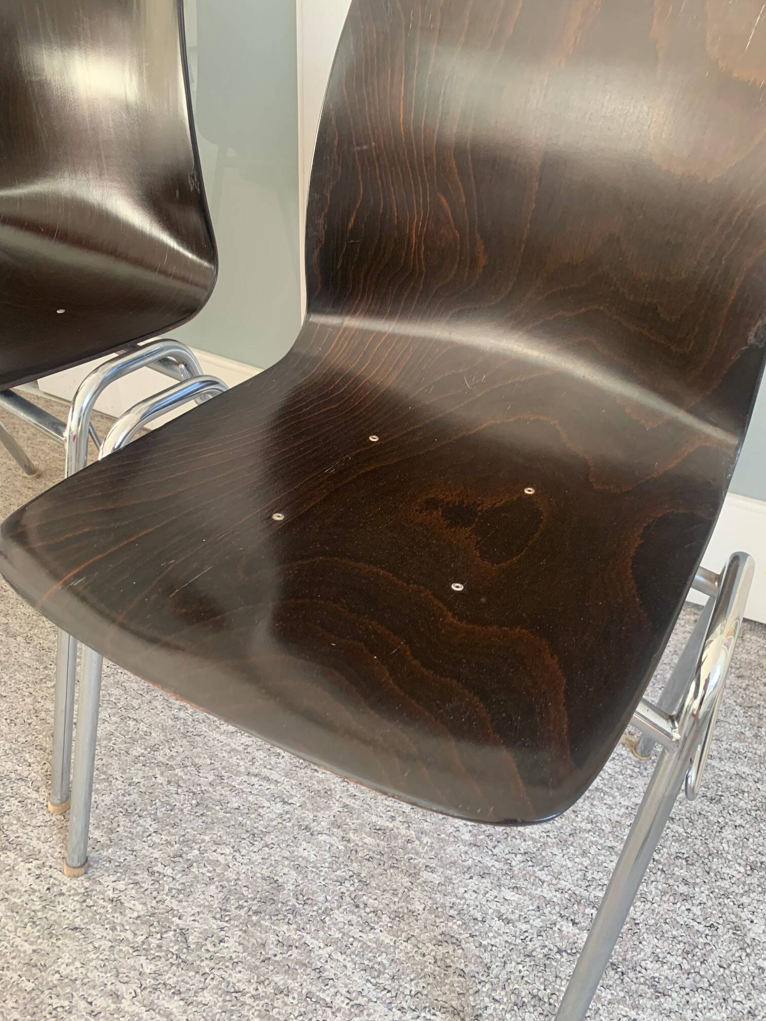 Set of 2 Galvanitas S26 Pagholz chairs, 1960s