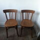 Pair of vintage Baumann bistro chairs