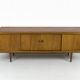 Vintage Teak Sideboard with Drawers and Sliding Doors, 1960s