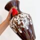 Vase céramique fait main style « volcanique »