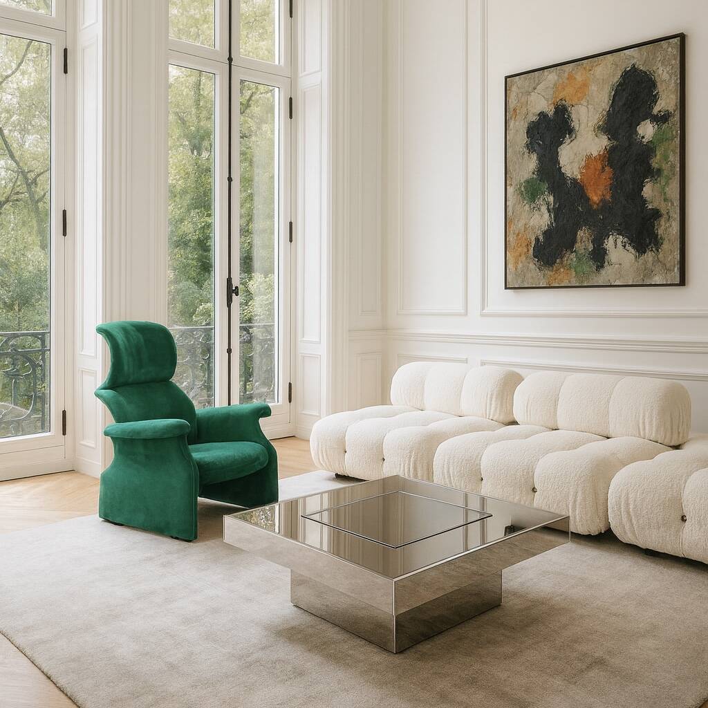 Viscontea Armchair by Achille and Pier Giacomo Castiglioni for Simon International