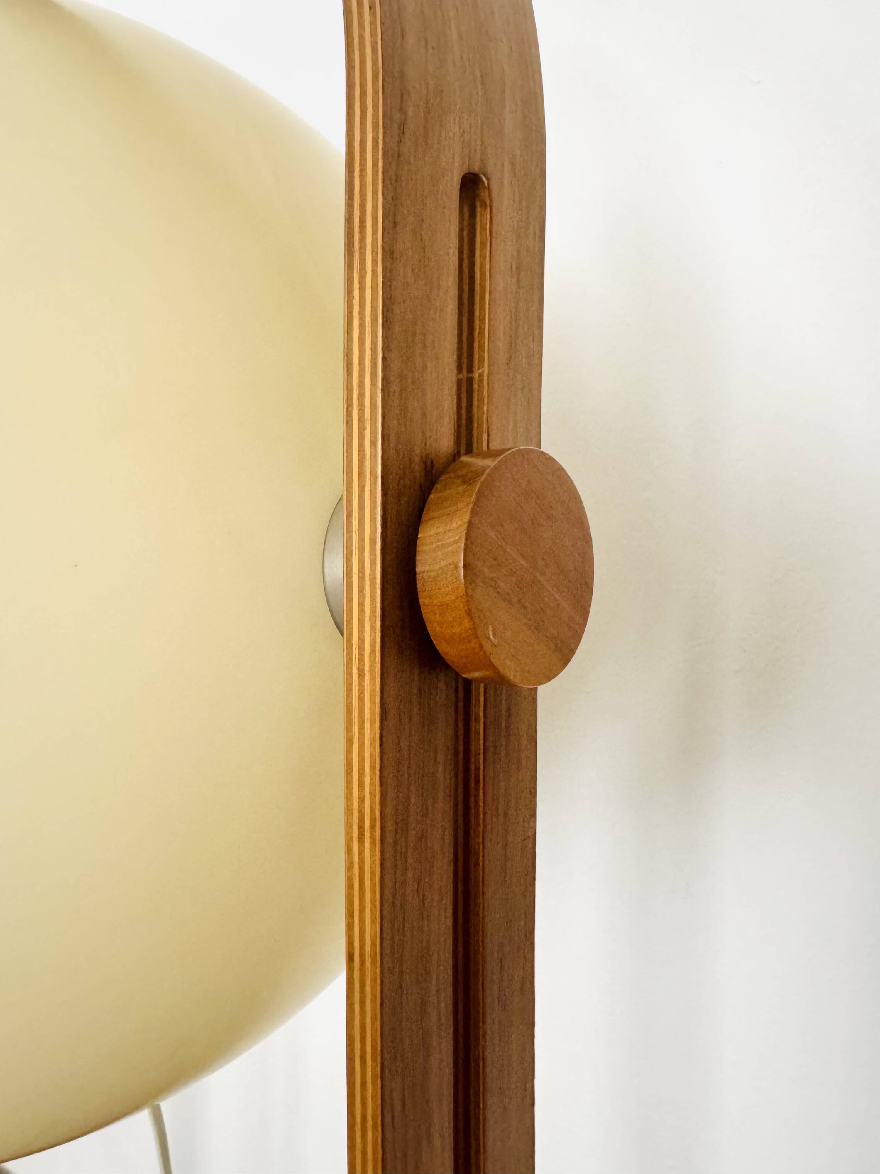 Walnut Floor Lamp by Temde