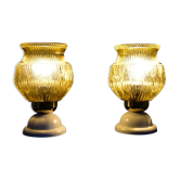 Set of Two Mid-Century Table Lamps, Czechoslovakia, 1970s