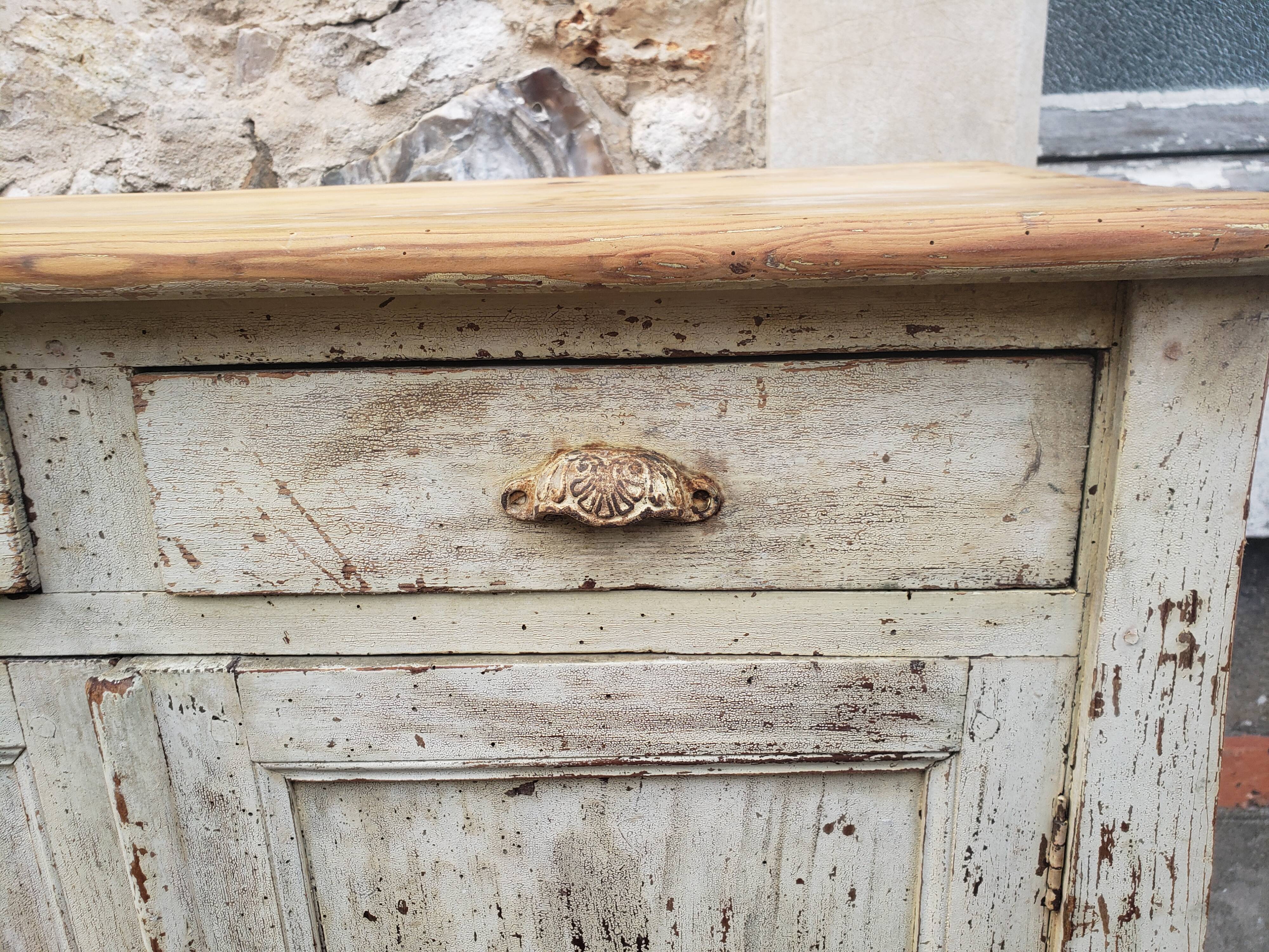 Old Parisian buffet patina