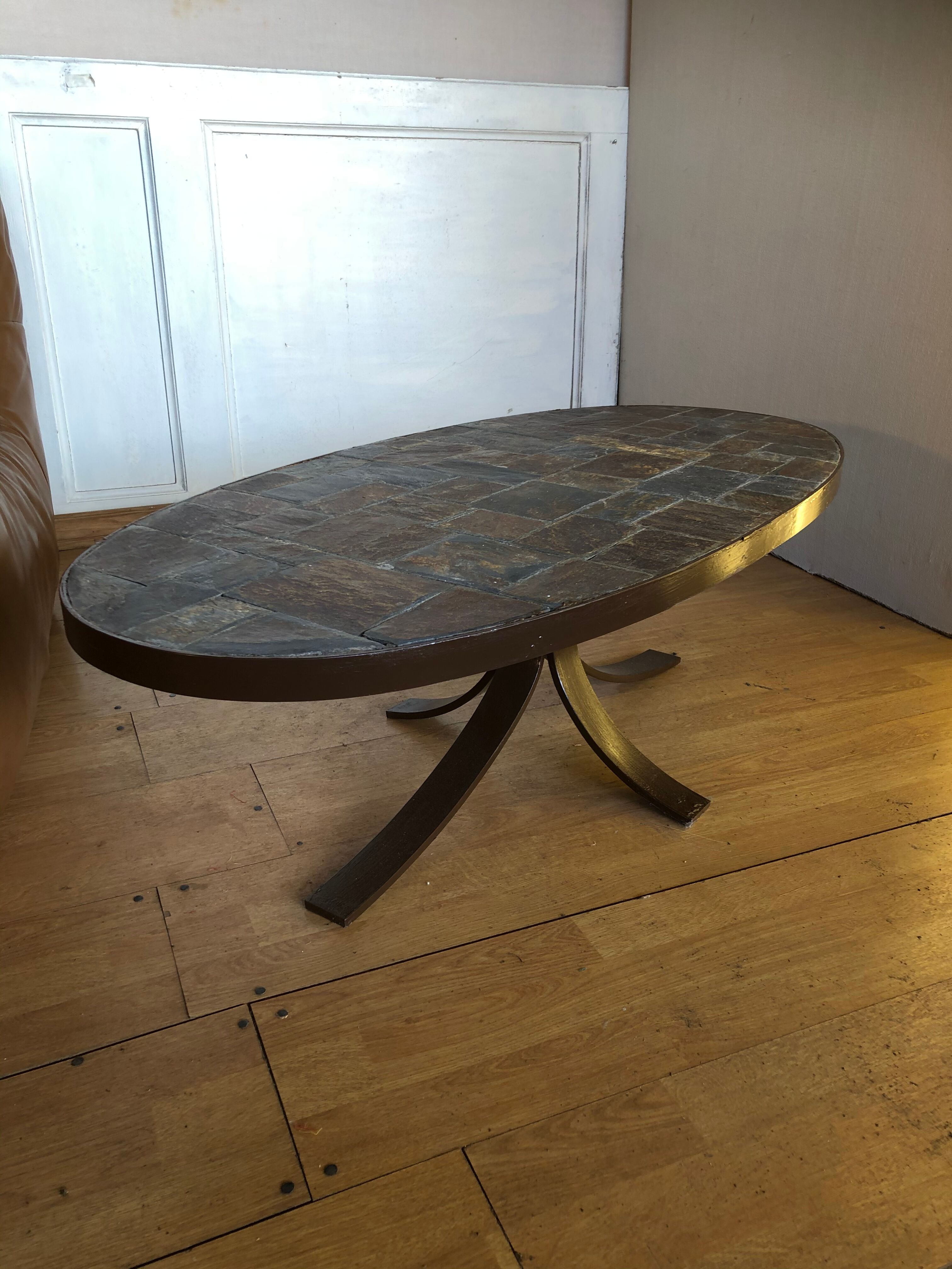 Table basse en pierre naturelle 1970