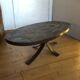 Table basse en pierre naturelle 1970