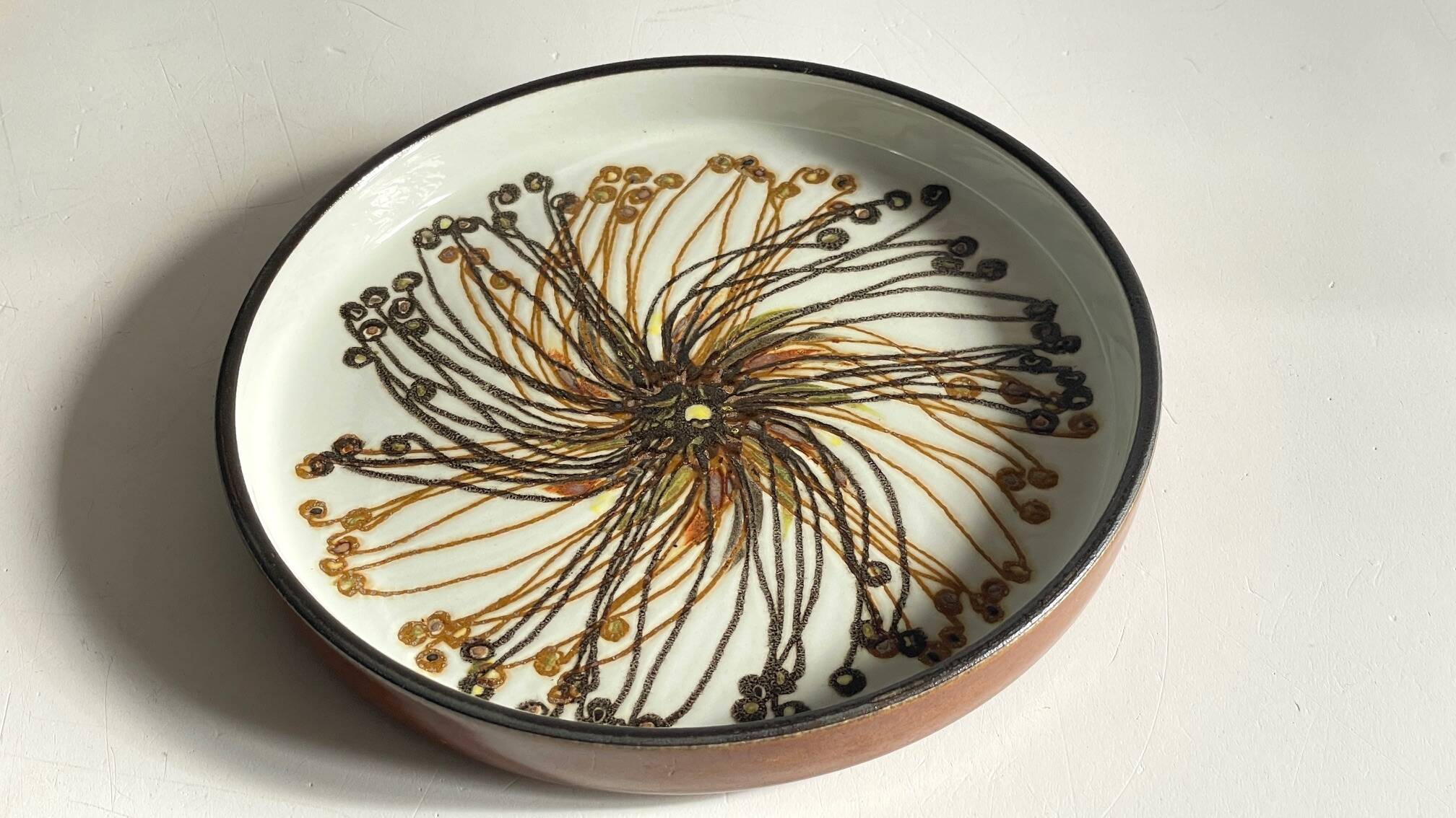 Royal copenhagen ceramic pocket tray by hellen malmer vintage