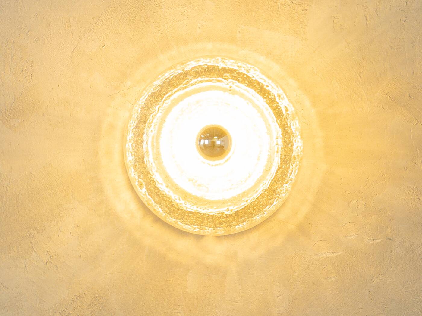 Donut wall and ceiling lamp by J.T. Kalmar for Franken KG