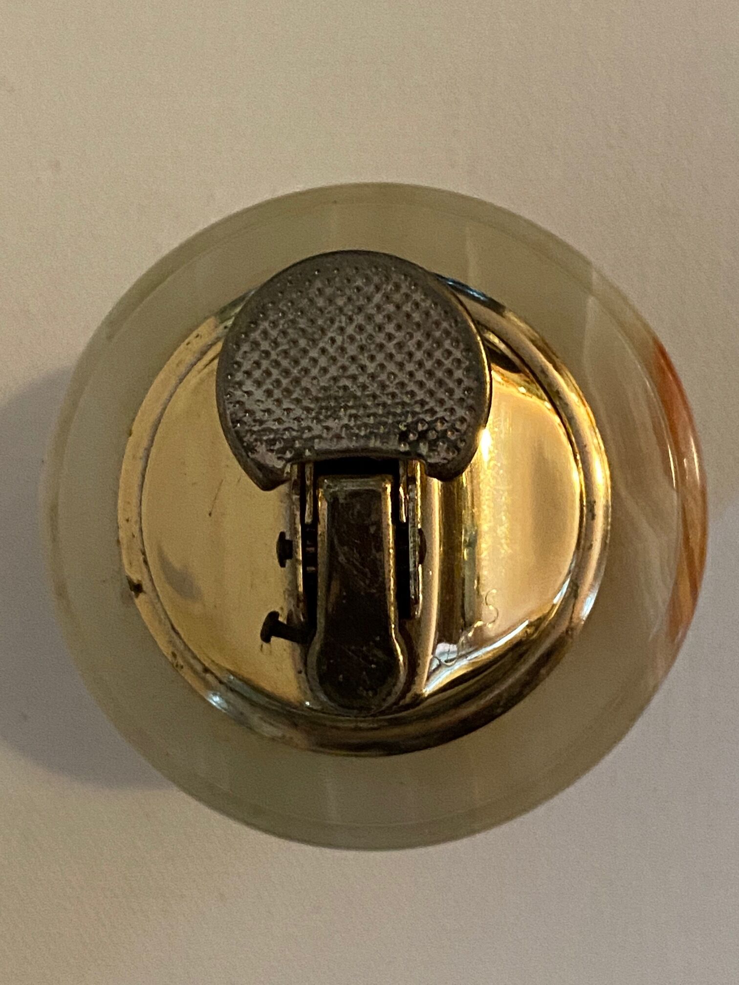 Table lighter in Onyx vintage 1960