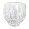 Cut crystal cup vase