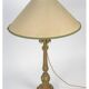 Carved wooden lamp, old candle holder, 19th century, Napoleon III period.