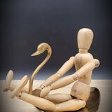 Empty swan brass pocket