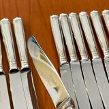 Christofle Malmaison, 12 cheese dessert knives 19.5 cm