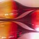 Set of 3 handmade glasses by artist Professor Zbigniew horbowy