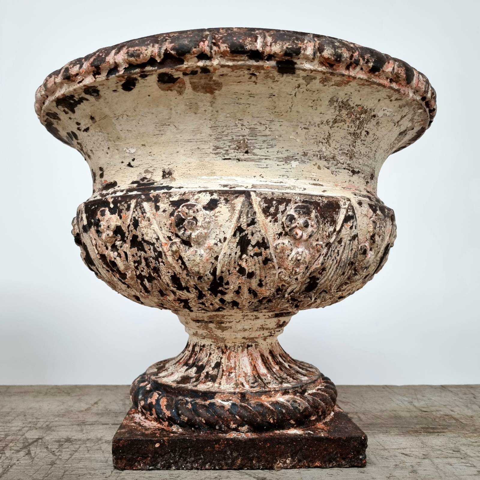 Paire de vasques en fonte 19ème