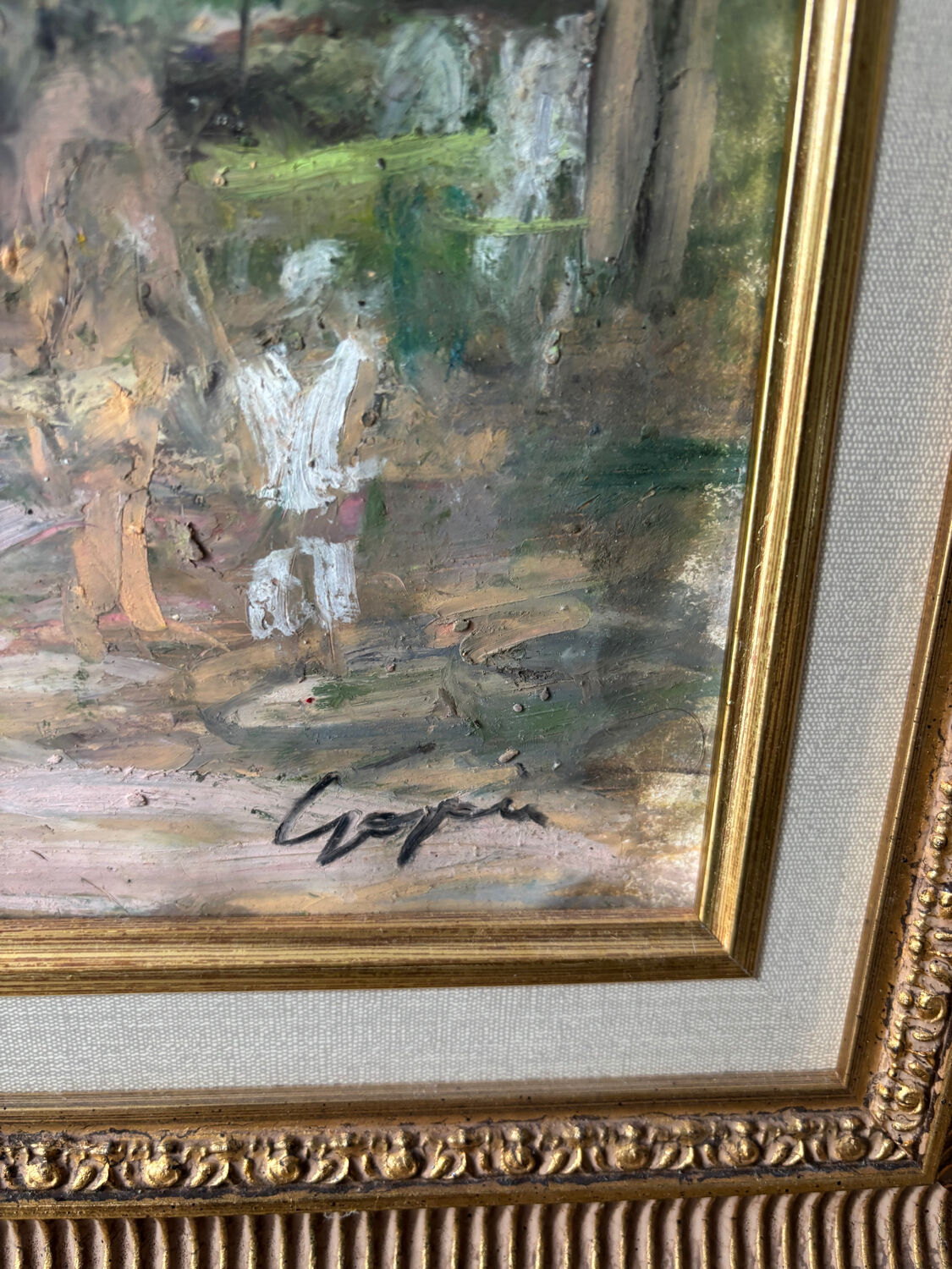 Forest walk signed